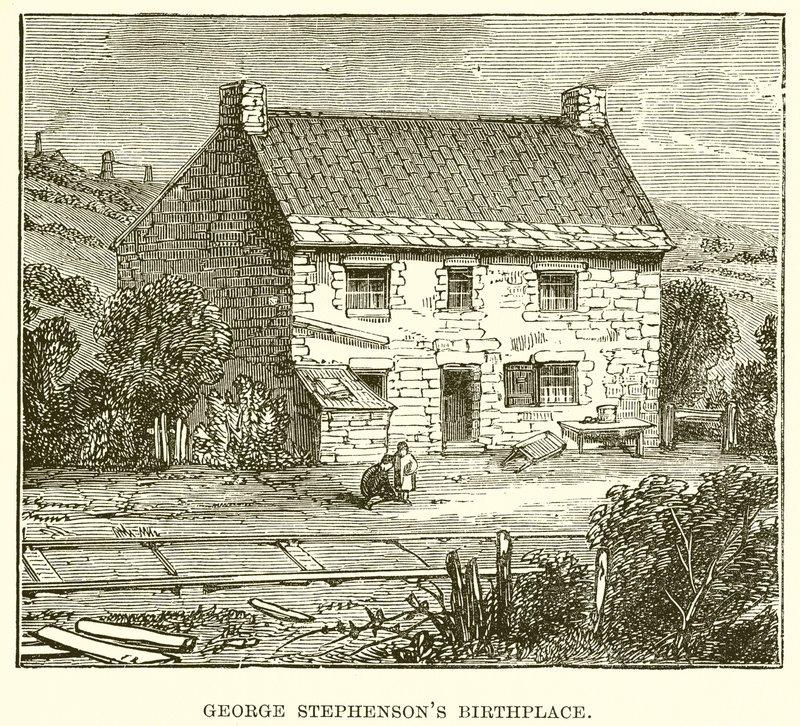 Lugar de nacimiento de George Stephenson de English School