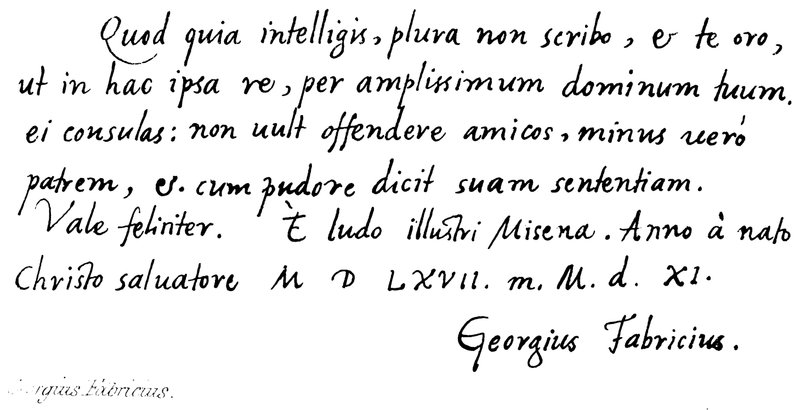 Georguis Fabricius de English School