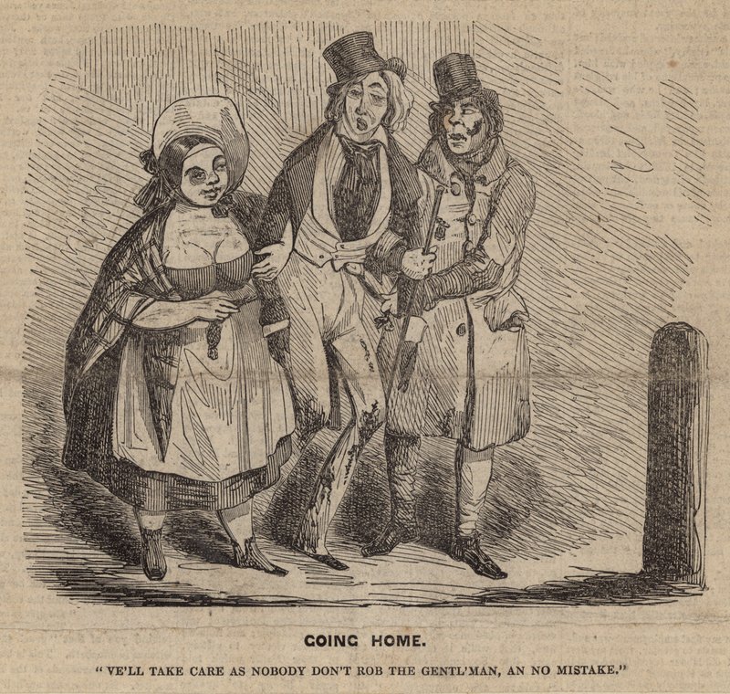 Volviendo a casa; caricatura de English School