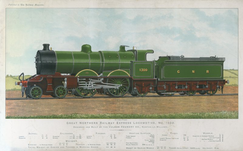 Locomotora del Gran Expreso del Norte de English School