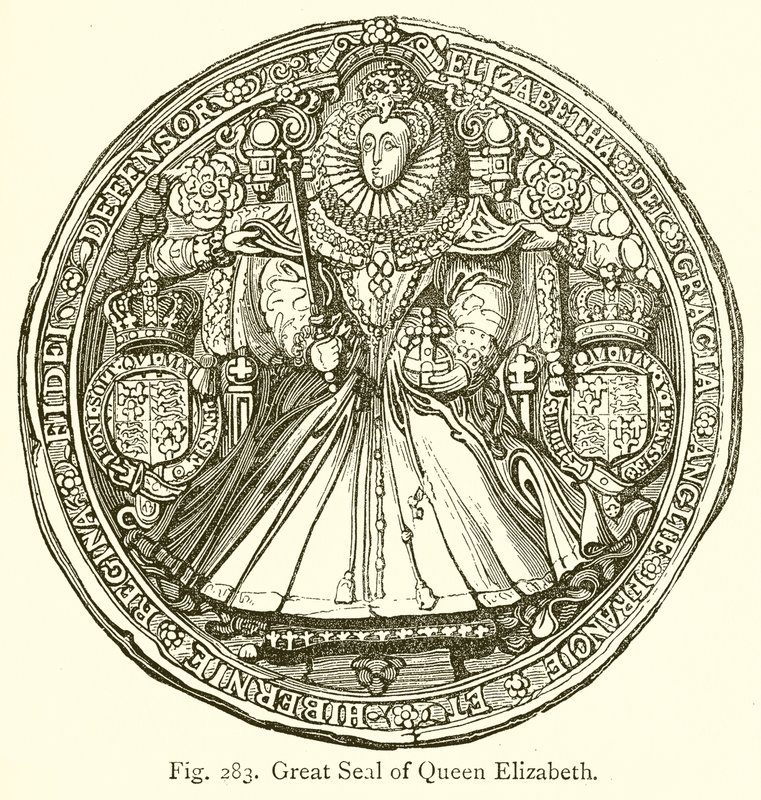 Gran sello de la Reina Isabel de English School