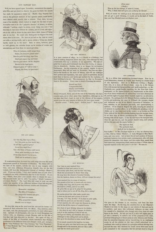 El día de Guy Fawkes (grabado) de English School