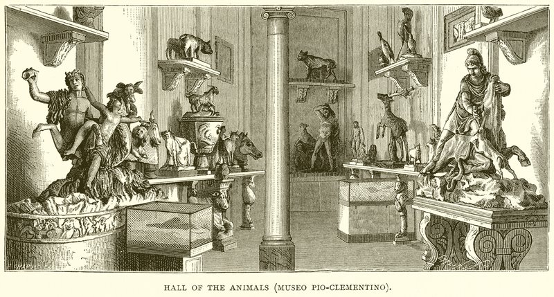 Sala de los Animales (Museo Pio-Clementino) de English School