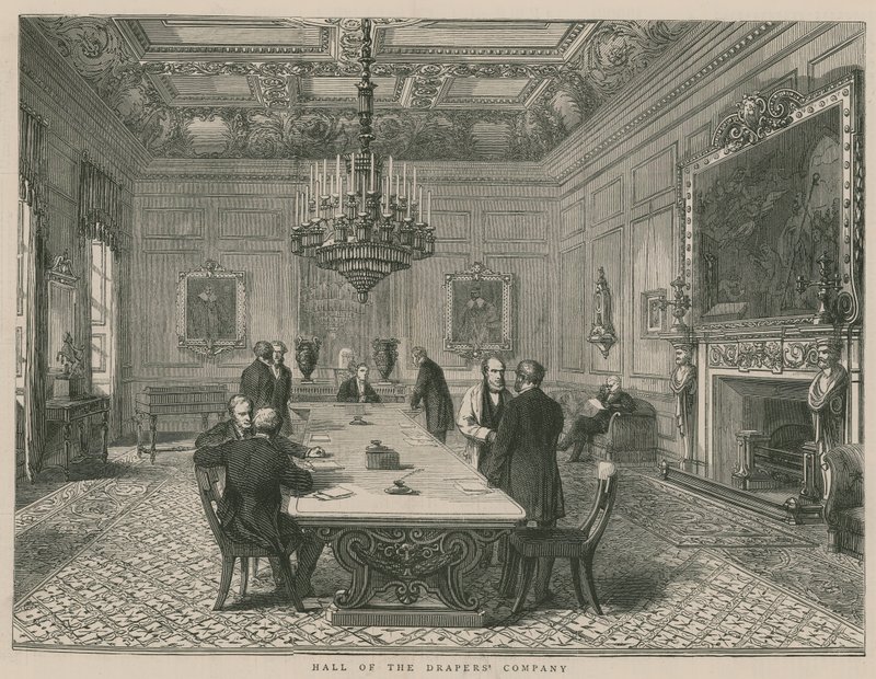 Salón de la Compañía de Draperos, Londres de English School