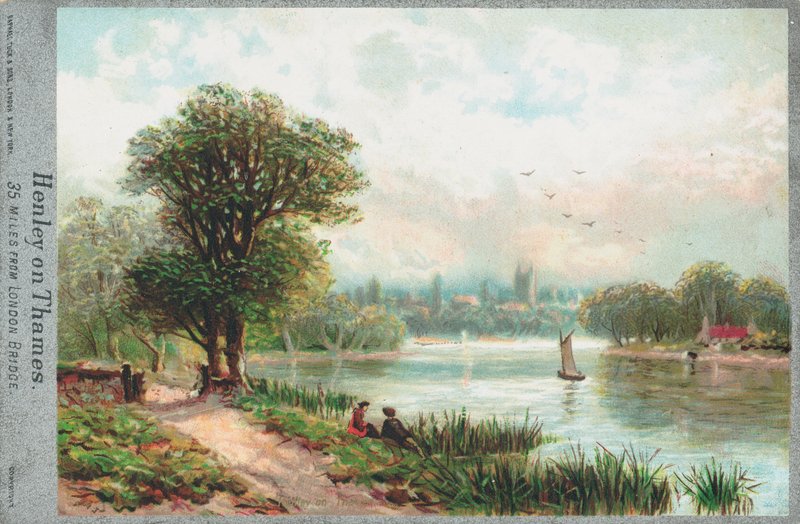 Henley en el río Támesis de English School