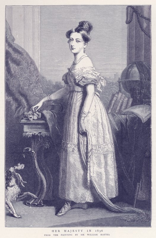 Su Majestad en 1836 de English School