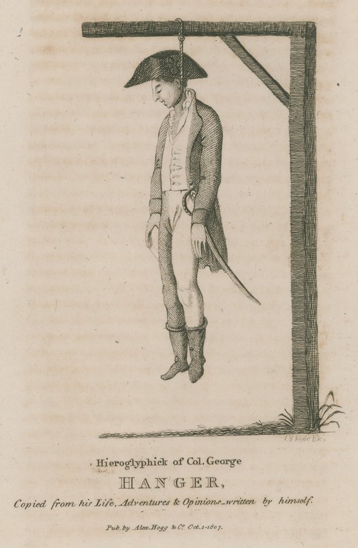 Jeroglífico del Coronel George Hanger de English School