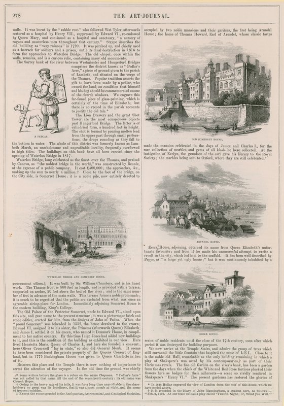 Casas Históricas en el Támesis de English School
