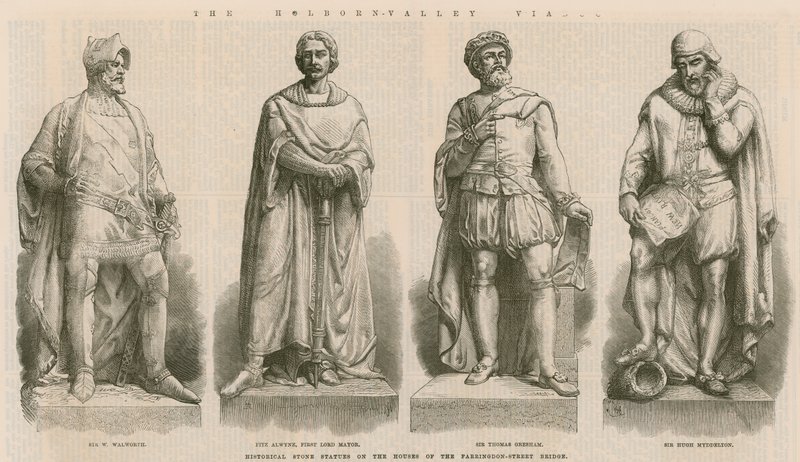 Estatuas de piedra históricas de English School