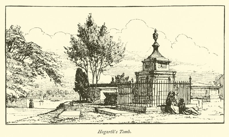 Tumba de Hogarth de English School