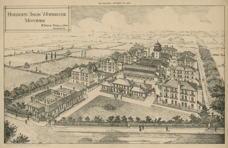 Asilo de la Unión de Holborn, Mitcham de English School