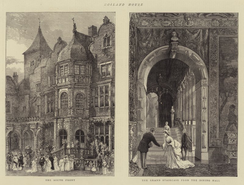 Holland House (grabado) de English School
