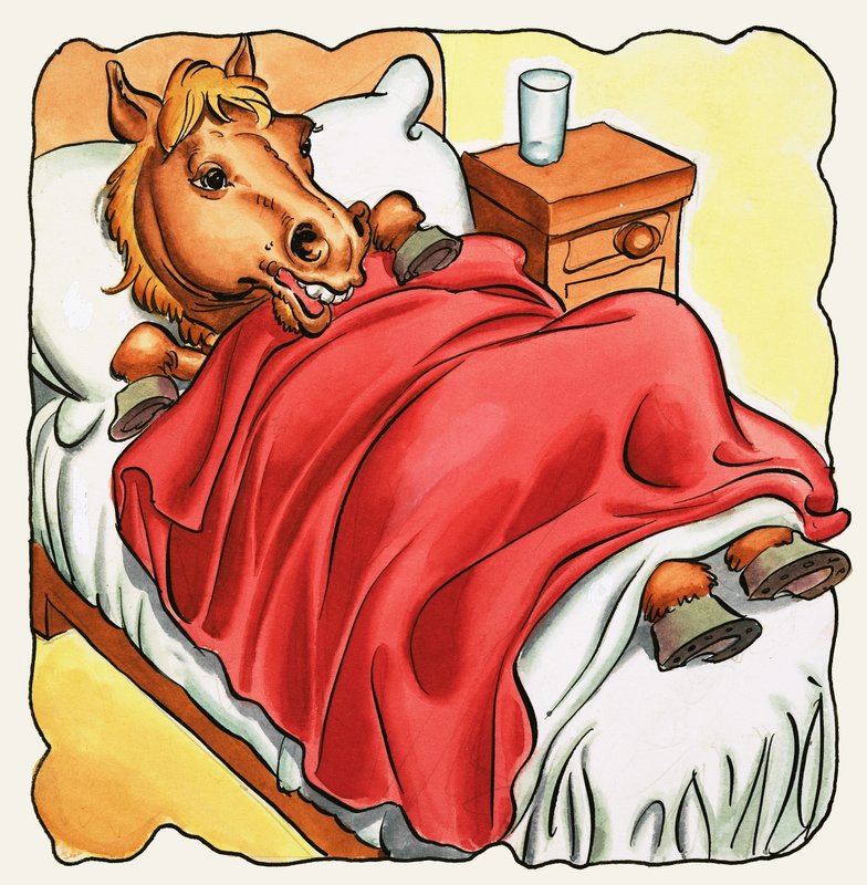 Caballo en la cama de English School