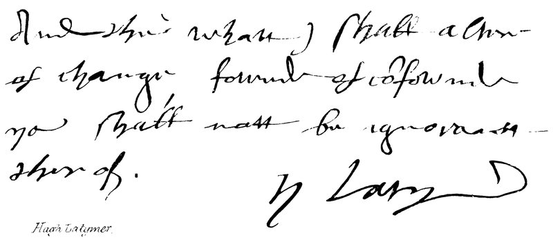 Hugh Latymer de English School