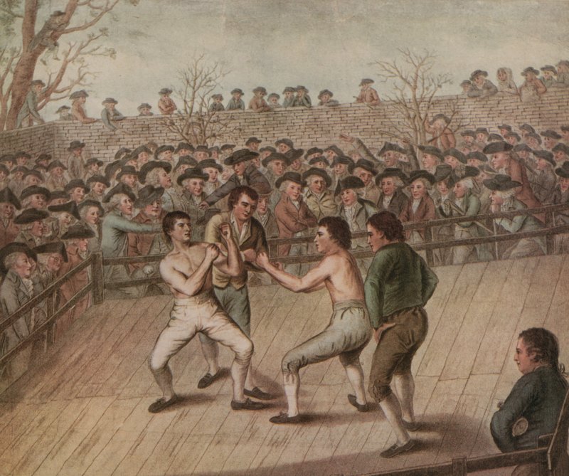 Pelea de Humphreys y Mendozo en Odiham de English School