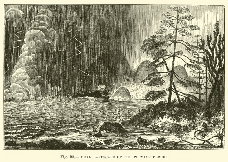 Paisaje Ideal del Período Pérmico de English School