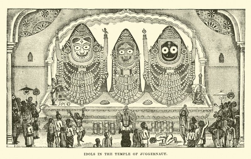 Ídolos en el Templo de Juggernaut de English School