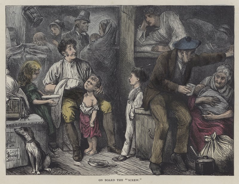 Ilustración para Martin Chuzzlewit de English School