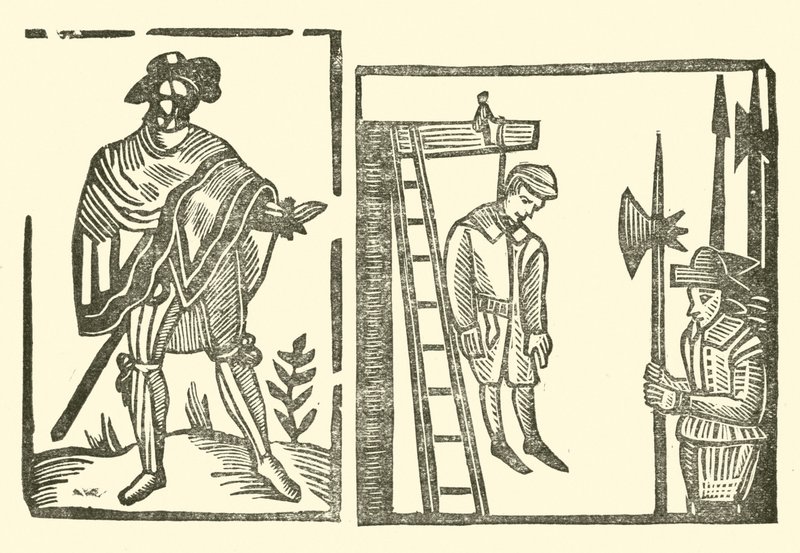Ilustración para The Roxburghe Ballads de English School