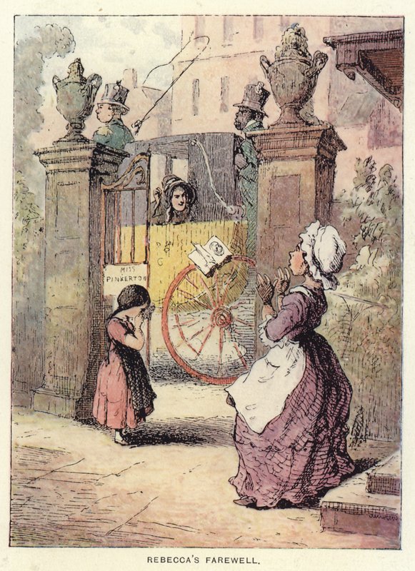 Ilustración para Vanity Fair de Thackeray de English School