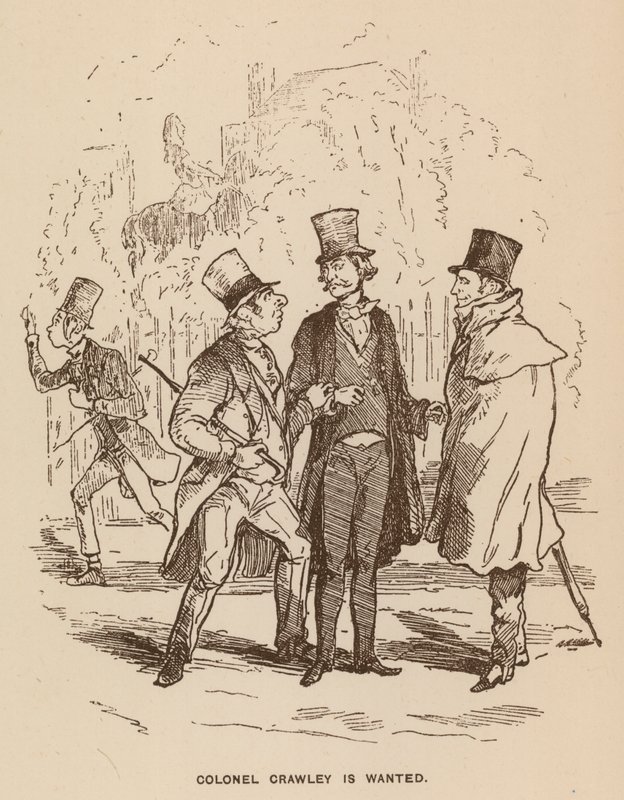 Ilustración para Vanity Fair de Thackeray de English School