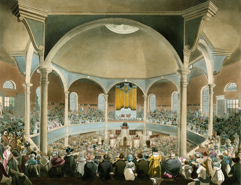Interior de la Capilla de Surry de English School