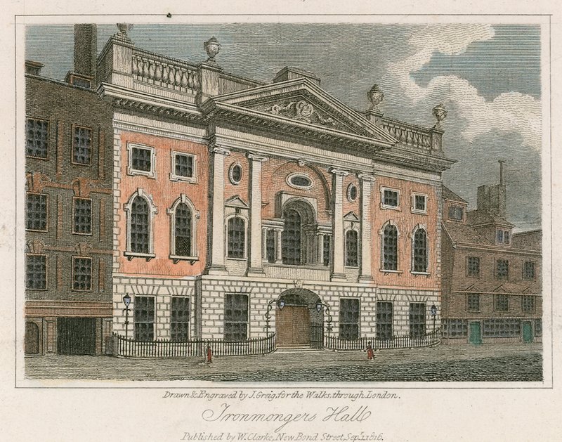 Ironmongers Hall, Londres de English School