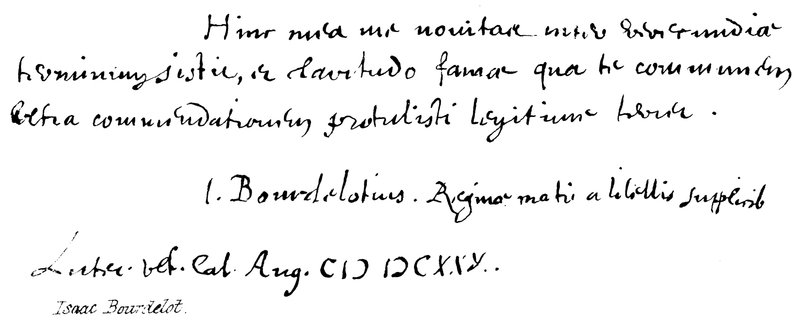 Isaac Bourdelot de English School