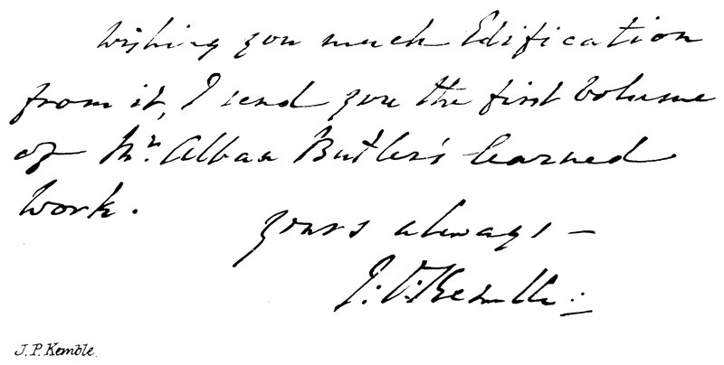 J P Kemble de English School