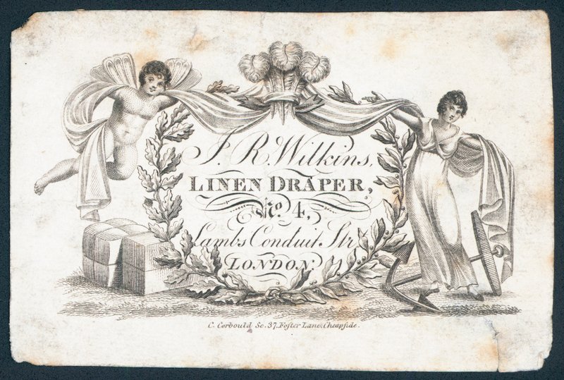 J R Wilkins, vendedor de lino de English School