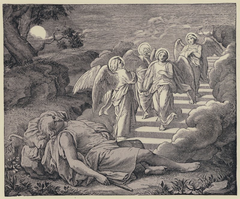 El sueño de Jacob (grabado) de English School