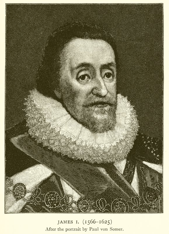 Jacobo I (1566-1625) de English School