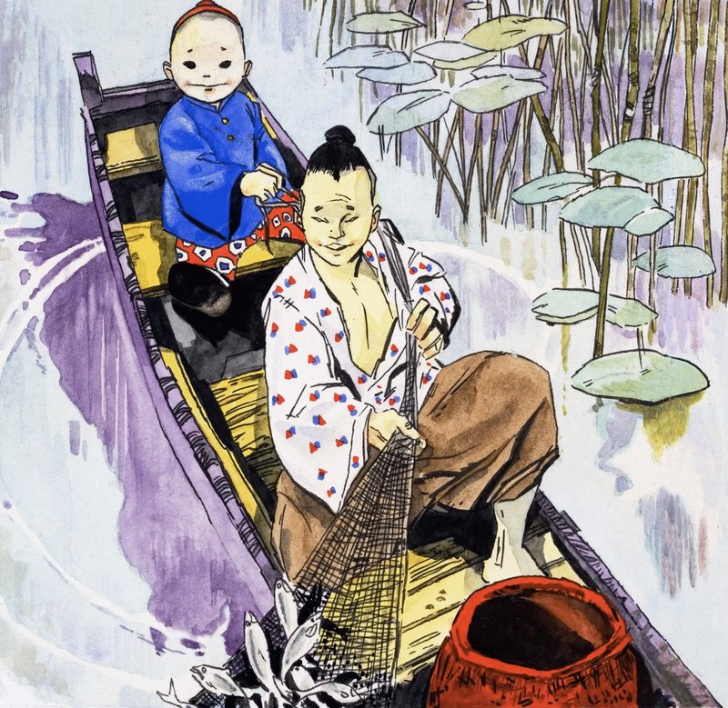 Pesca japonesa de English School