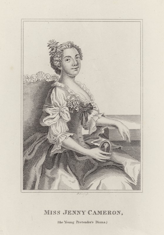 Jenny Cameron, Flora Macdonald (grabado) de English School