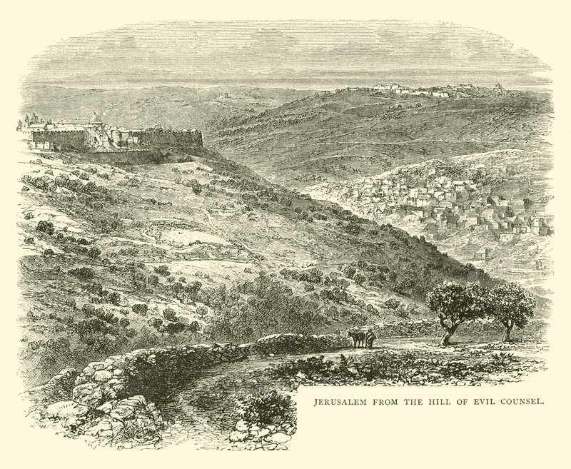 Jerusalén desde la Colina del Mal Consejo de English School