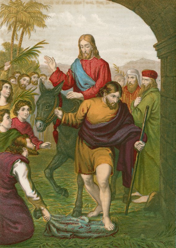 La entrada de Jesucristo en Jerusalén de English School