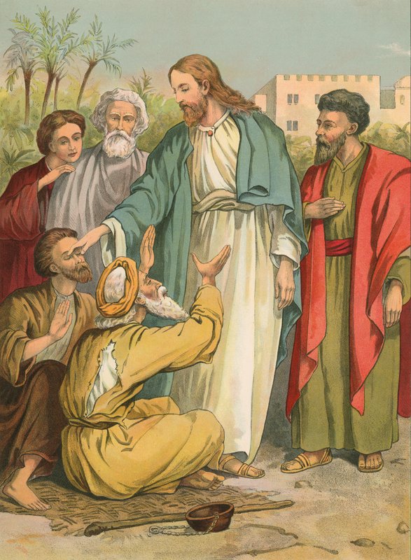 Jesús y los hombres ciegos de English School
