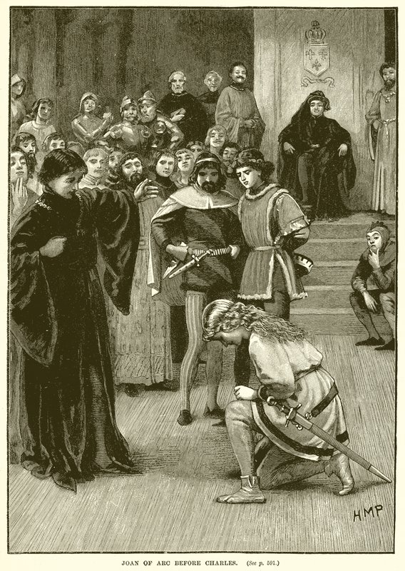 Juana de Arco ante Carlos de English School