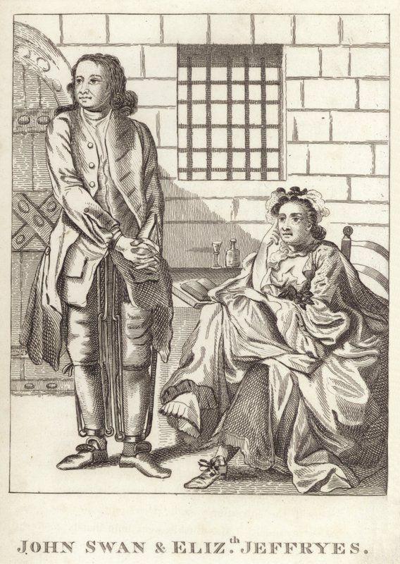 John Swan y Elizabeth Jeffryes de English School