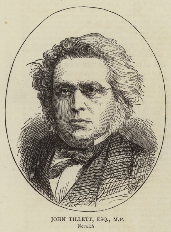John Tillett, Esquire, MP (grabado) de English School