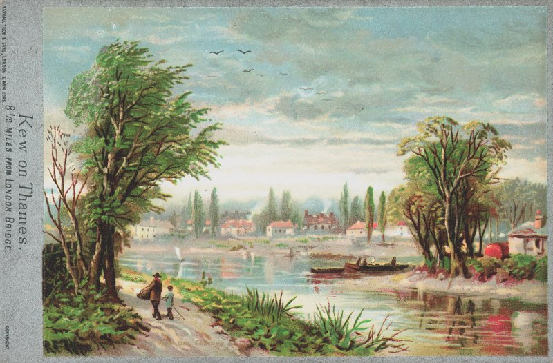 Kew en el río Támesis de English School