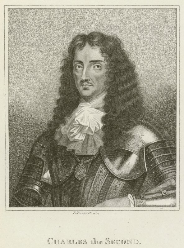 Rey Carlos II (grabado) de English School