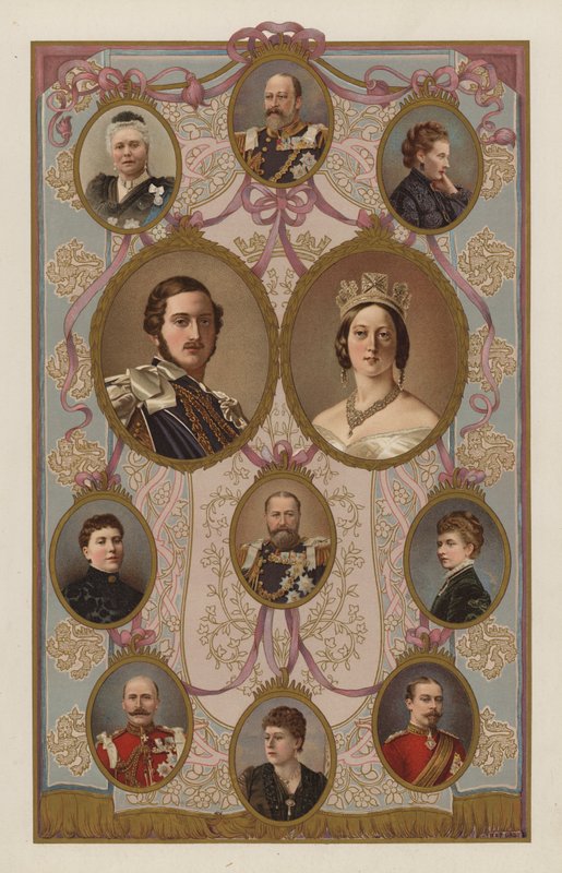 Parientes del Rey Eduardo VII de English School