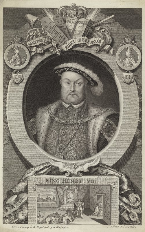 Rey Enrique VIII de Inglaterra de English School