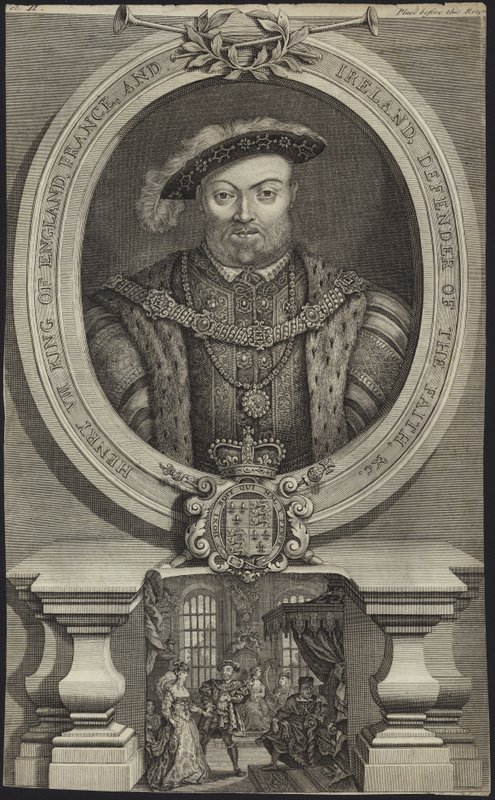 Rey Enrique VIII de Inglaterra de English School