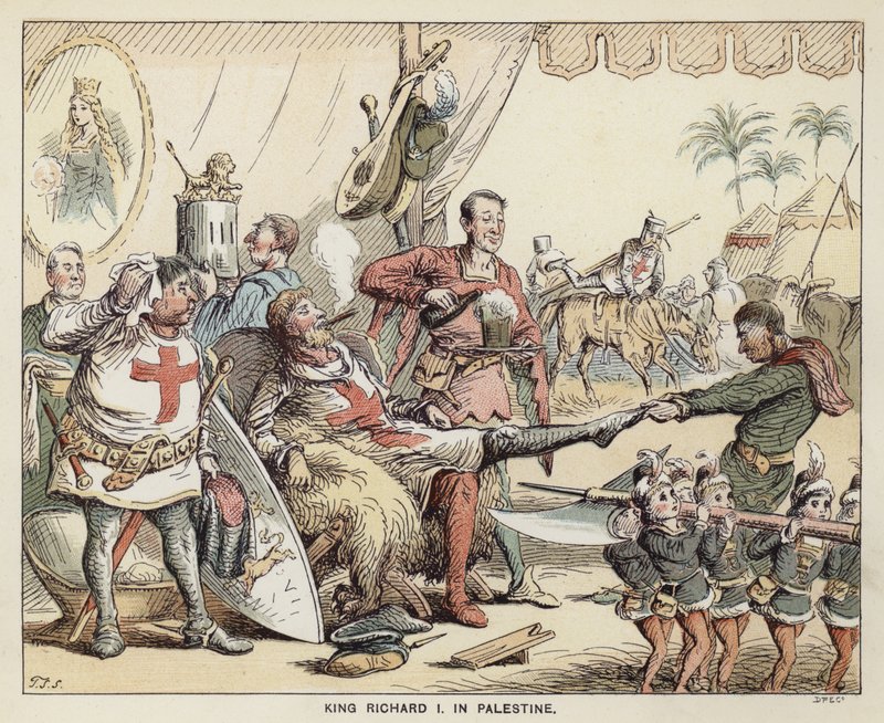 El rey Ricardo I en Palestina de English School