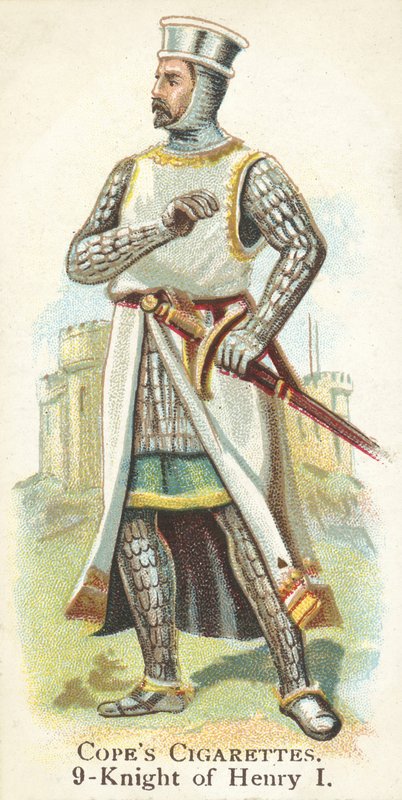 Caballero, Rey Enrique I (cromolitografía) de English School