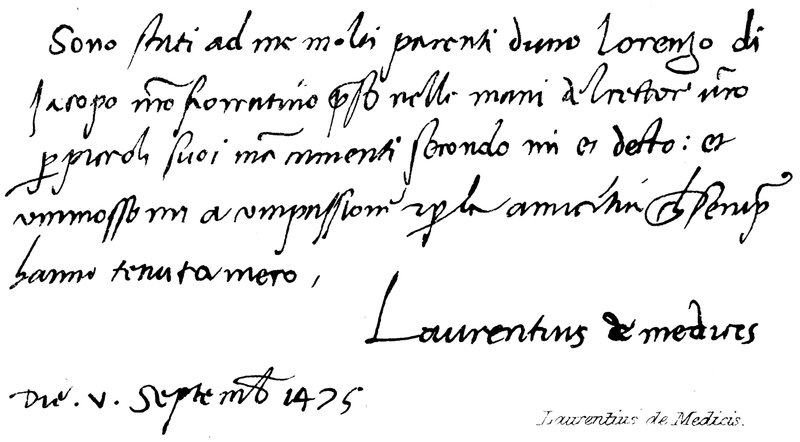 Laurentius de Medicis de English School