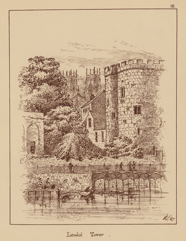 Torre Lendal (litografía) de English School