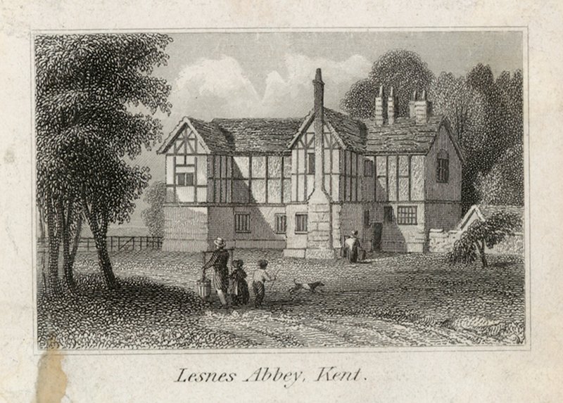 Abadía de Lesnes en Kent de English School